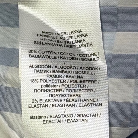 Lauren Ralph Lauren Gingham Shorts Blue White Size 2 Cuffed NWT - Picture 4 of 9